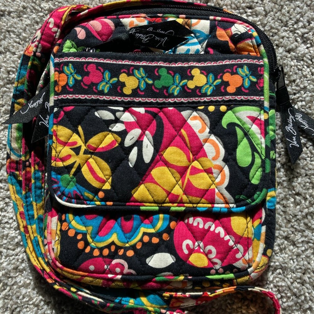 Vera Bradley Disney Parks Crossbody Bag - Midnight with Mickey - Picture 3 of 9